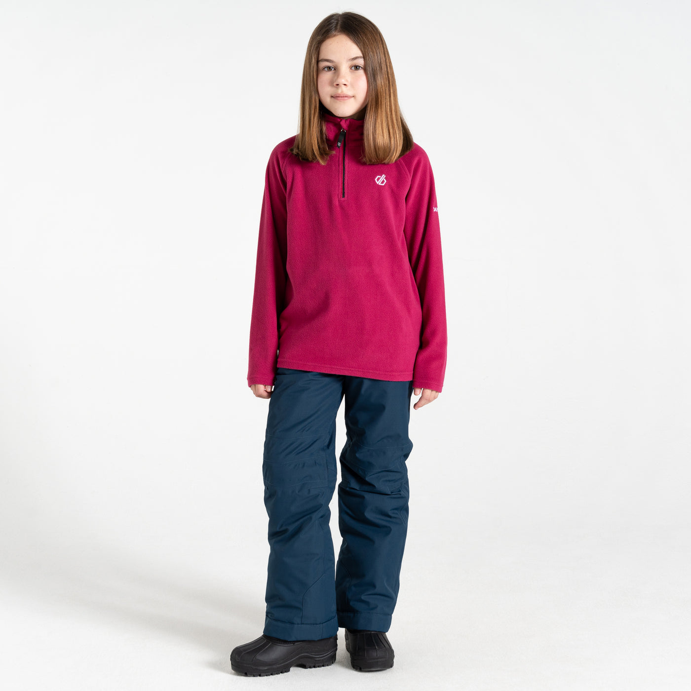 Dare2b Kids' Freehand Half Zip Fleece Berry Pink