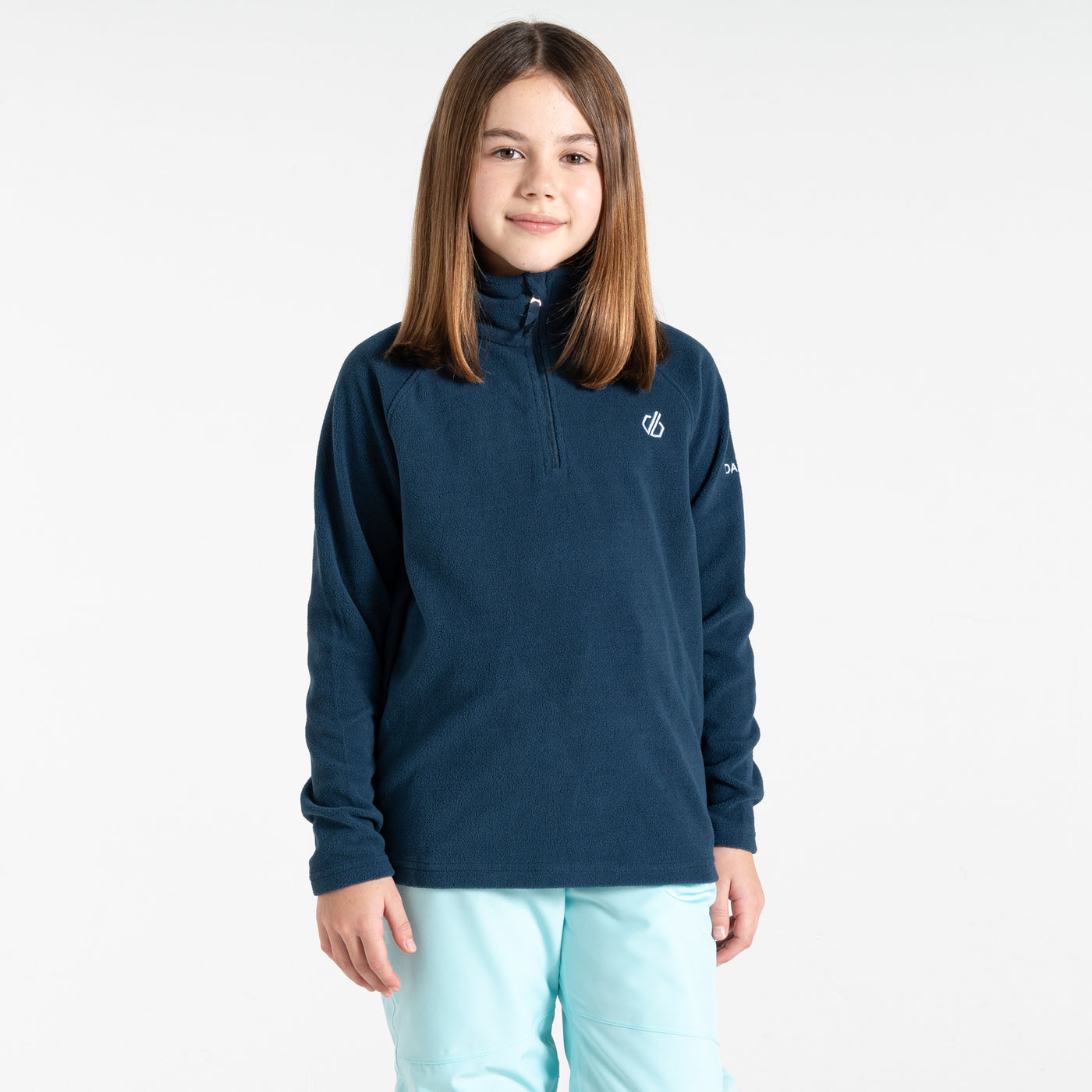 Dare2b Kids' Freehand Half Zip Fleece Moonlight Denim