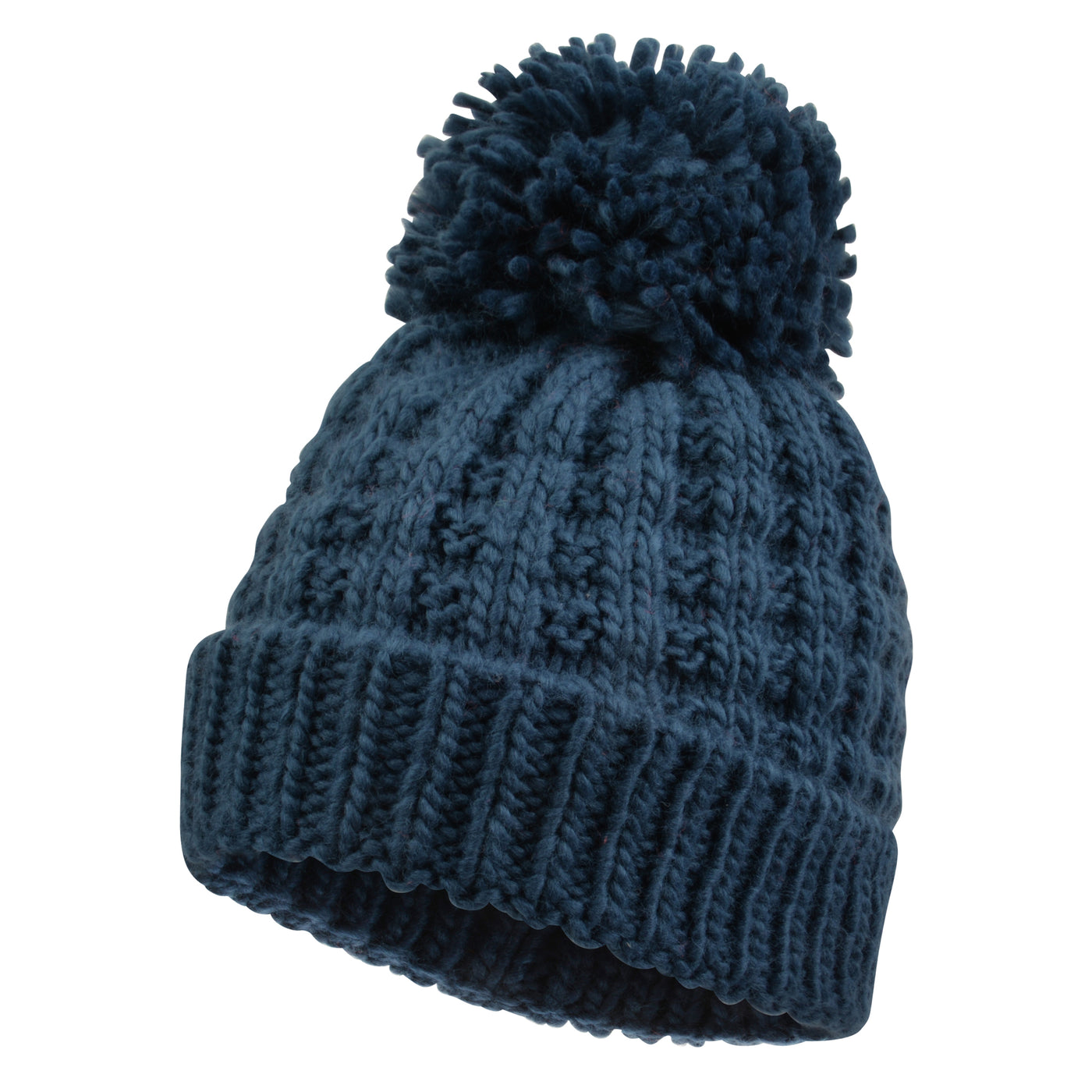 Navy Blue Bobble Hat