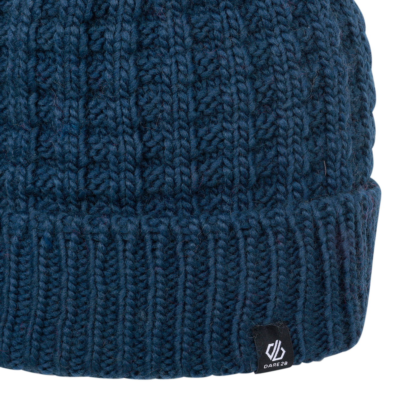 Navy Blue Bobble Hat