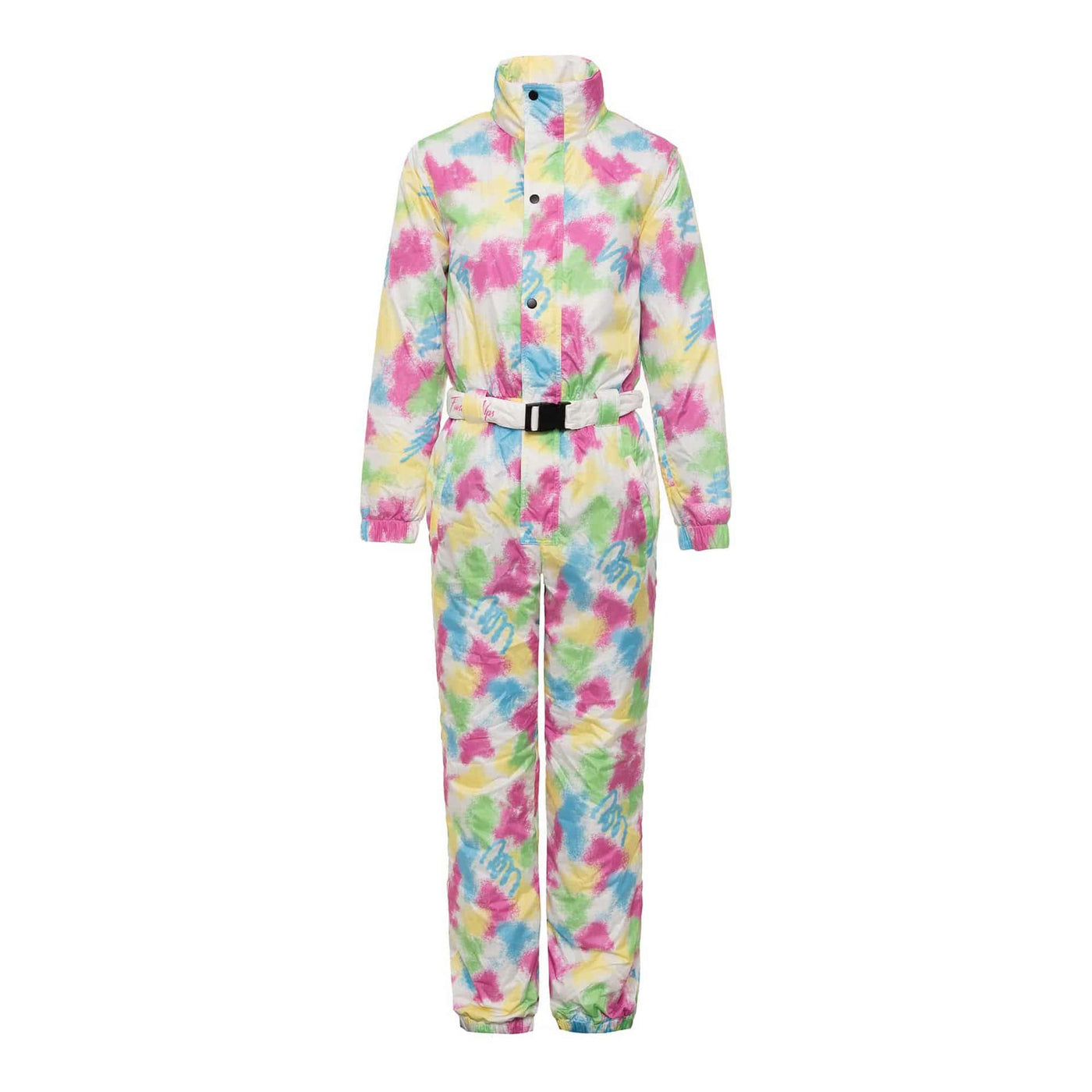 Funky Alps Onepiece Ski Suit Neon Graffiti