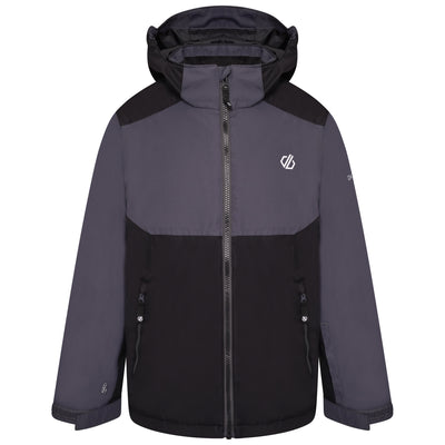 Dare2B Kids' Impose III Ski Jacket | Ebony Grey Black