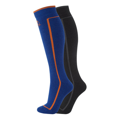 Park-Peak-Piste Performance Ski Sock Twin Pack