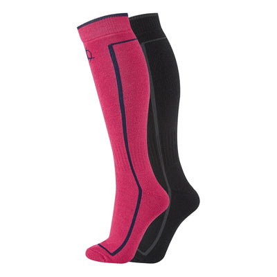 Park-Peak-Piste Performance Ski Sock Twin Pack