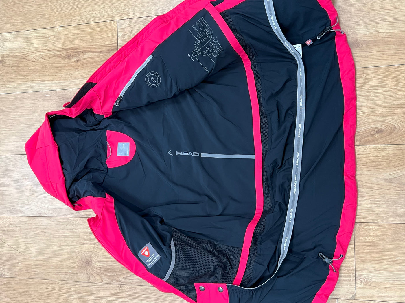 Pre Loved Head Sabrina Womens Ski Jacket- Pink -XXL (UK 18) (45)